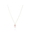 20062162 Metropolitan Cross 18K Pink Gold Necklace - DAMIANI - BALAAN 5