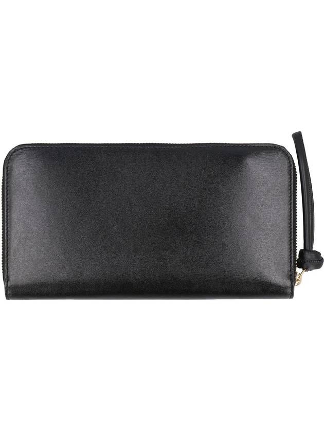 Logo All-Round Zipper Long Wallet Black - JIL SANDER - BALAAN 4