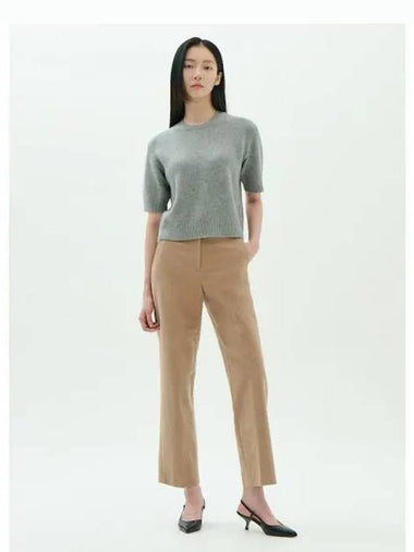 Women s Moleskine Stretch High Waist Straight Fit Trousers Pants Domestic Product GM0024081385209 - THEORY - BALAAN 1