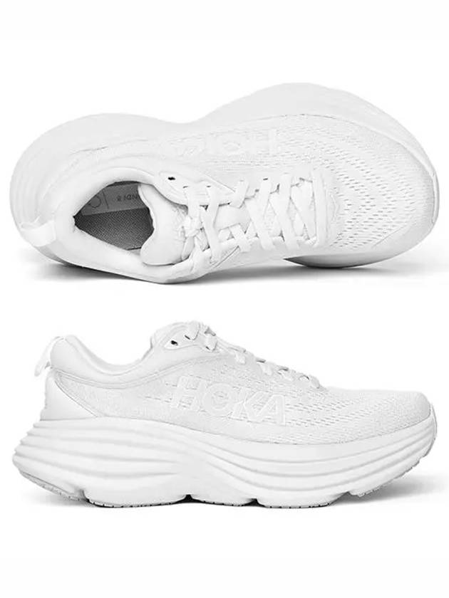Bondi 8 Low Top Sneakers White - HOKA ONE ONE - BALAAN 3