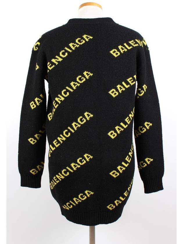 Multi logo cardigan XS - BALENCIAGA - BALAAN 4