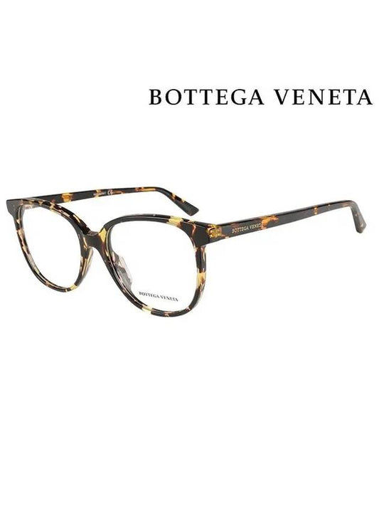 Glasses Frame BV1023O 002 Round Acetate Men Women Glasses - BOTTEGA VENETA - BALAAN.