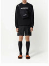 Front Logo Print Sweatshirt Black - BURBERRY - BALAAN 8