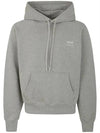 Alexandre Mattiussi Logo Print Hoodie Grey - AMI - BALAAN 2