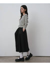 Striped shirring knit White - THE GREEN LAB - BALAAN 3