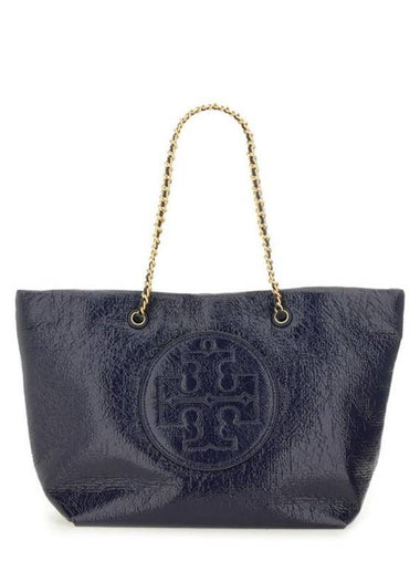 Ella Chain Tote Bag Blue - TORY BURCH - BALAAN 1