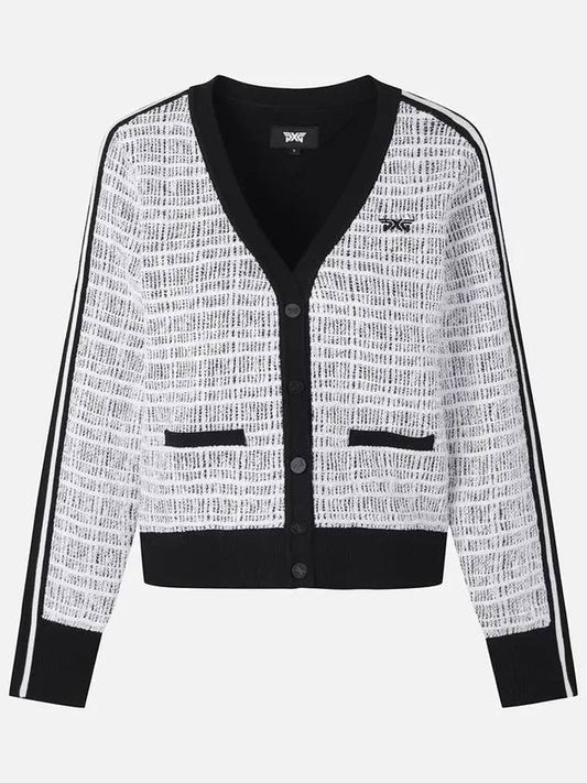 Golf Tweed Knit Cardigan - PXG - BALAAN 1