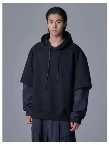 Poly dual sleeve jersey hoodie hooded sweatshirt black domestic product GM0024031533572 - JUUN.J - BALAAN 1