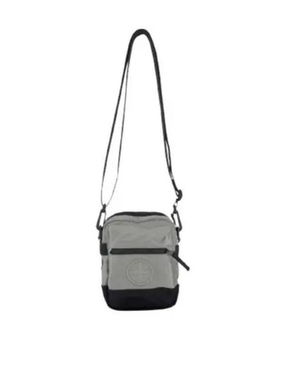 Logo Patch Cross Bag Grey - STONE ISLAND - BALAAN 2