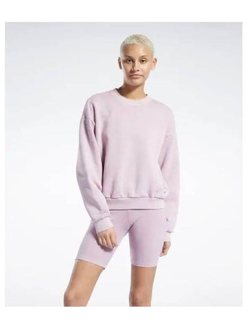 CL RBK ND FT Sweatshirt Light Pink HK6948 - REEBOK - BALAAN 1