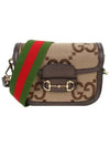 Horsebit 1955 Jumbo GG Mini Bag Camel - GUCCI - BALAAN 2