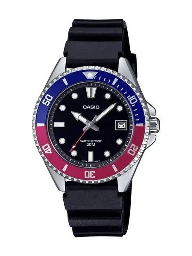 Black Marlin Watch Urethane Men Women Common MDV 10 1A2 - CASIO - BALAAN 1