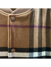 Quilted Check Wool Blend Bomber Jacket Dark Birch Brown - BURBERRY - BALAAN 5