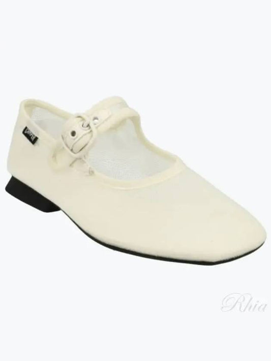 Casi Myra Mary Jane Flat Shoes White - CAMPER - BALAAN 2