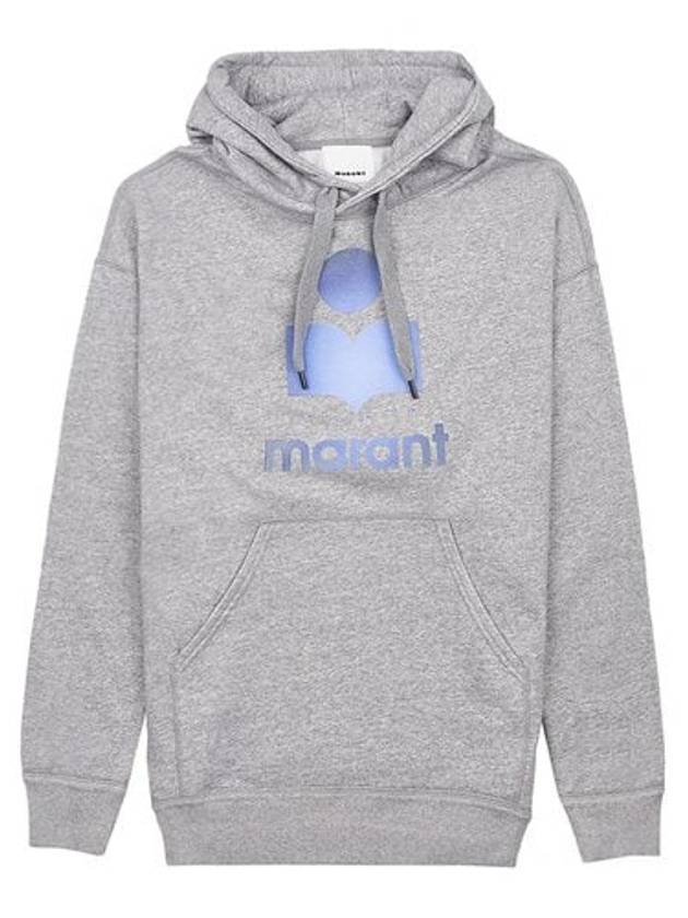 Miley Logo Print Hoodie Grey - ISABEL MARANT - BALAAN 2