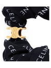 Rayure Bracelet Slik Scrunchy Gold Black - CELINE - BALAAN 3