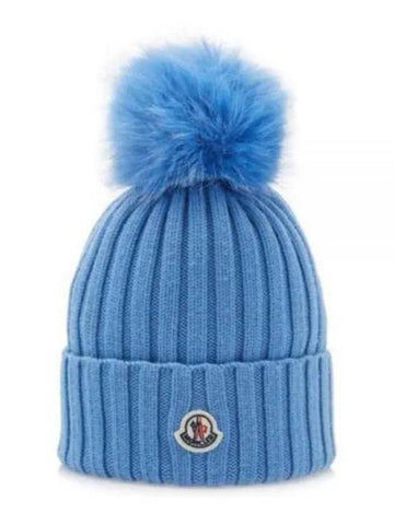 Hat 3B00018 M1127 704 Blue - MONCLER - BALAAN 1