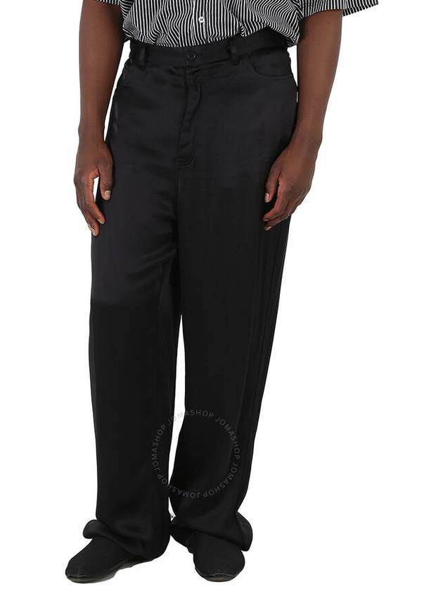 Balenciaga Men's Black 5-Pocket Fluid Tailored Trousers, Brand Size 46 (Waist Size 30") - BALENCIAGA - BALAAN 1