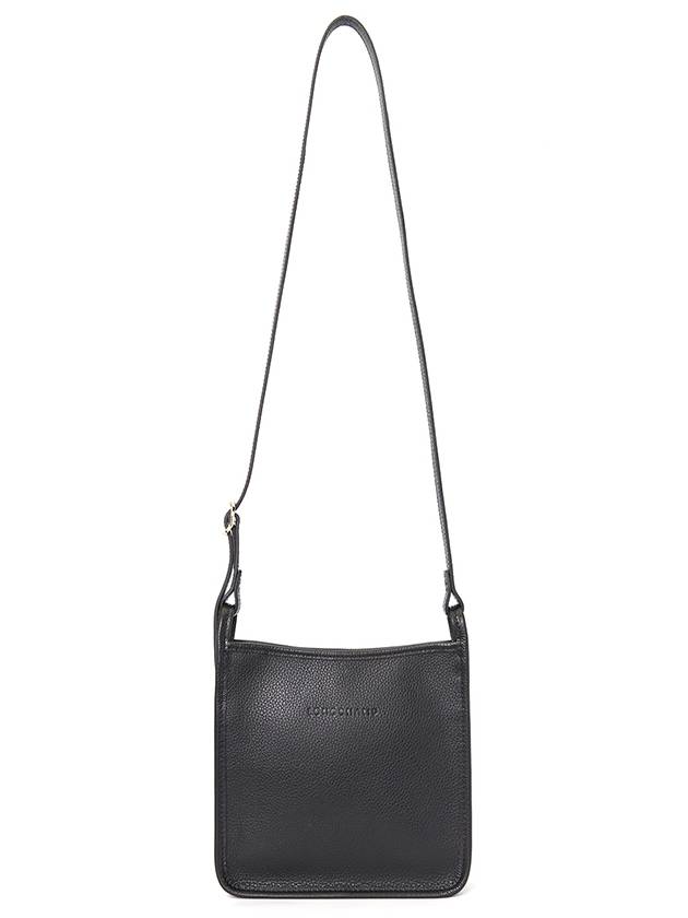 Le Flonne Leather Cross Bag Black - LONGCHAMP - BALAAN 8