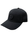 24Ss Kids Stone Island Junior Ball Cap Black - STONE ISLAND - BALAAN 2