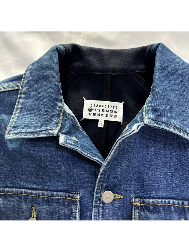 50 Margiela Men s Wool Denim Stitch Jacket S30AM0471 STN924 - MAISON MARGIELA - BALAAN 4