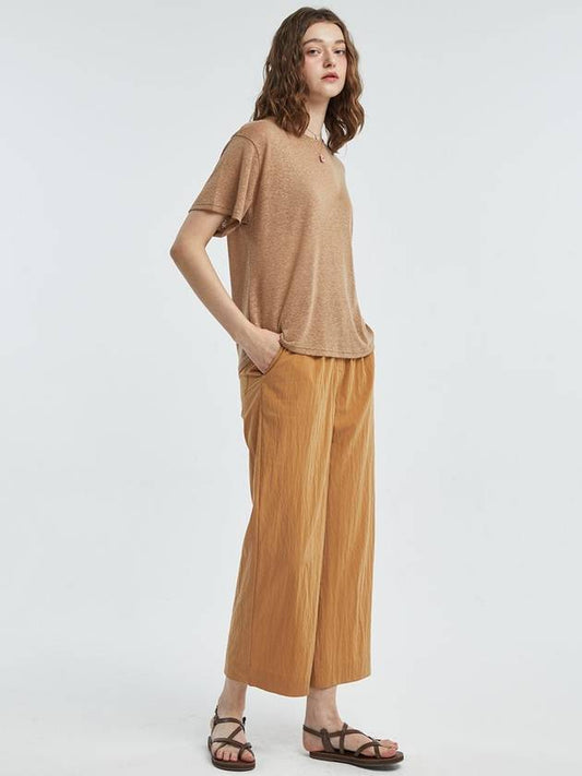 Summer Wide Pants Beige - MANAVIS7 - BALAAN 2