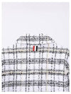 RWB tab tweed jacket white - THOM BROWNE - BALAAN 4