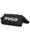 Logo Print Belt Bag Black - HUGO BOSS - BALAAN 5