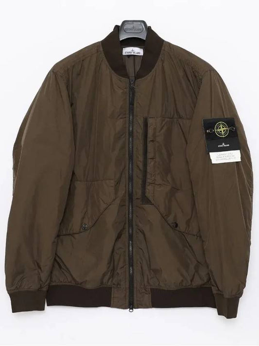 Garment Dyed Crinkle Reps Jacket Khaki - STONE ISLAND - BALAAN 2