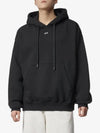 logo print cotton hood black - OFF WHITE - BALAAN 2