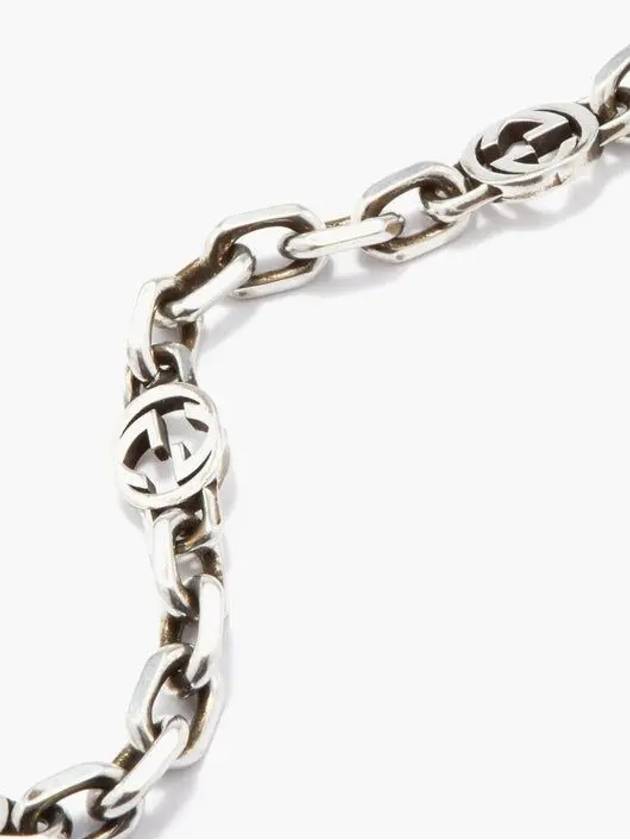 Interlocking G Chain Bracelet Silver - GUCCI - BALAAN 5