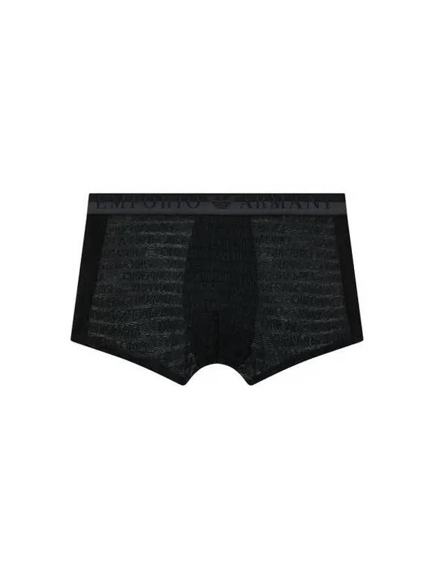 UNDERWEAR Men s Color Matching Logo Banding Mesh Drawn Black 271577 - EMPORIO ARMANI - BALAAN 1