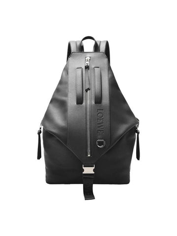 Convertible Calfskin Backpack Black - LOEWE - BALAAN 1