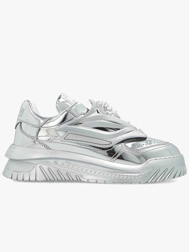 Odyssey Metallic Low Top Sneakers Silver - VERSACE - BALAAN 2