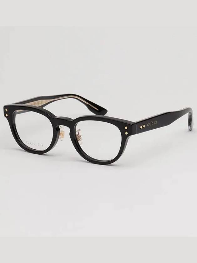 Glasses frame GG1470OJ 001 Wellington horn rim fashion Asian fit - GUCCI - BALAAN 8