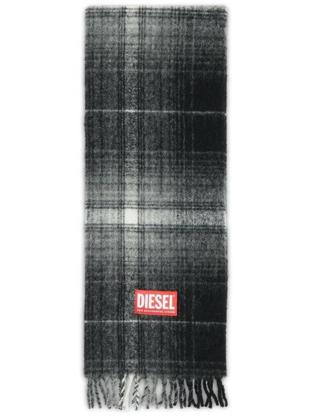 S Bestro Scarf Black - DIESEL - BALAAN 1