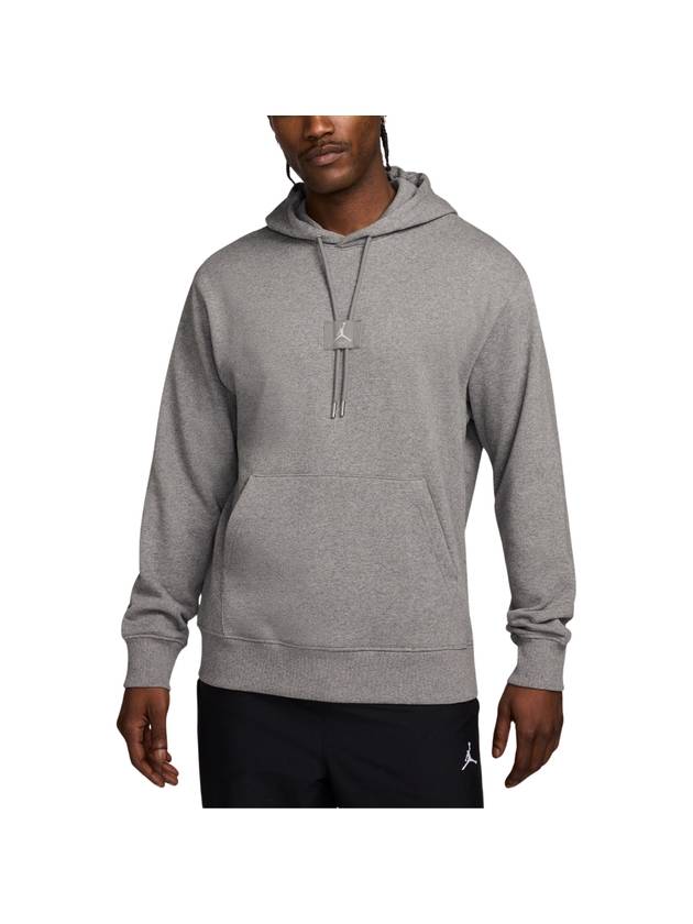 Jordan Flight Fleece Pullover Hoodie Carbon Header - NIKE - BALAAN 1