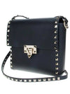 Rockstud Cross Bag Black - VALENTINO - BALAAN 3