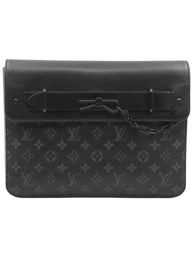 Monogram Eclipse Canvas Pochette Steamer Clutch M80107 - LOUIS VUITTON - BALAAN 1