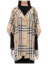 Check Cotton Cape 8072618 ST GIANT CHECK CAPE A7026 - BURBERRY - BALAAN 6