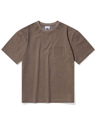 Vintage Washed Pocket Tee Brown - CITYSTREET - BALAAN 2