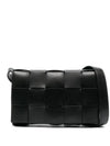 Urban Leather Crossbody Cassette Black Silver - BOTTEGA VENETA - BALAAN 3