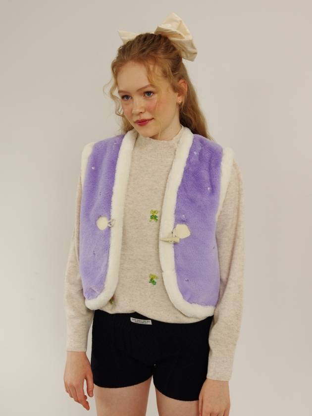 Soap Bubble Fur Vest - NDA - BALAAN 3