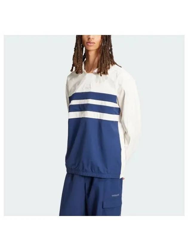 Training Stripe Long Sleeve T-Shirt Blue White - ADIDAS - BALAAN 2