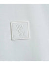 Women s Luminous Fleece Back Logo Short Sleeve T Shirt White M241TS09715W - WOOYOUNGMI - BALAAN 4