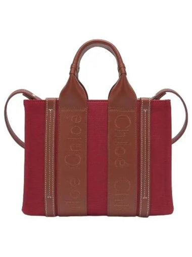 Small Woody Tote Bag Red - CHLOE - BALAAN 1