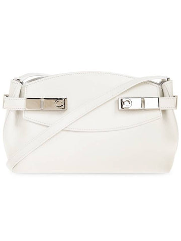 FERRAGAMO ‘Hug’ Shoulder Bag, Women's, White - SALVATORE FERRAGAMO - BALAAN 1