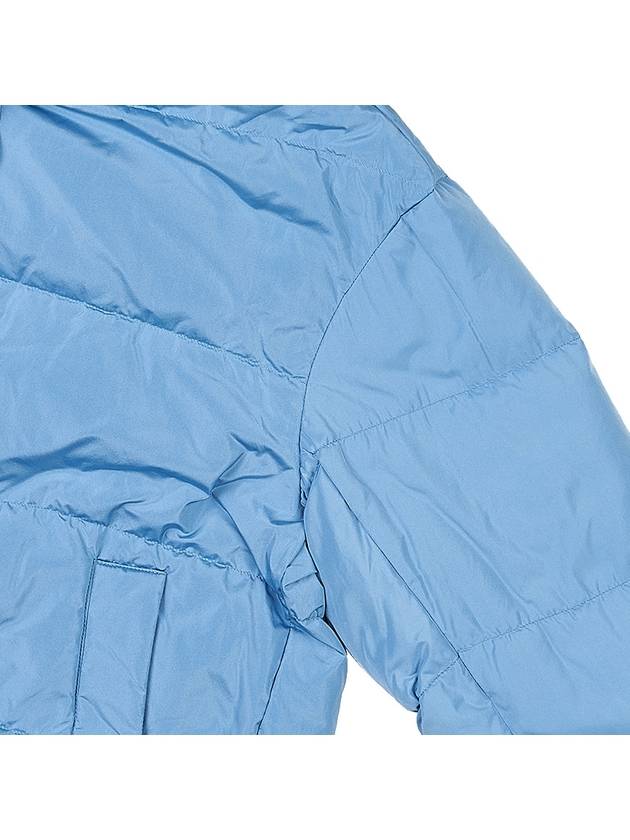 Women's Taffeta Reversible Wet Repellant Taffeta Down Padding Light Blue - MAX MARA - BALAAN 8