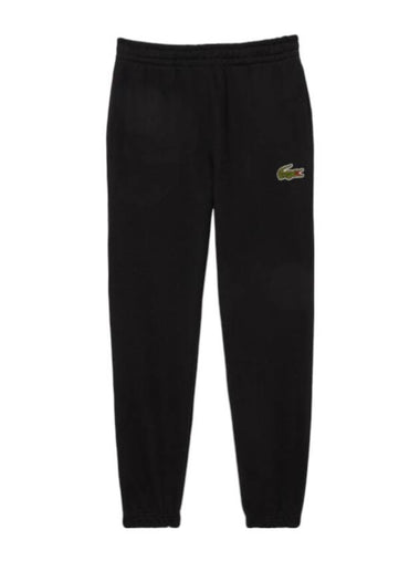 Relaxed Fit Jogger Pants Black - LACOSTE - BALAAN 1