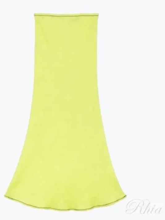 Daidin Fitted Skirt in Lime SKDY SL SP24 Fitted - BASERANGE - BALAAN 1